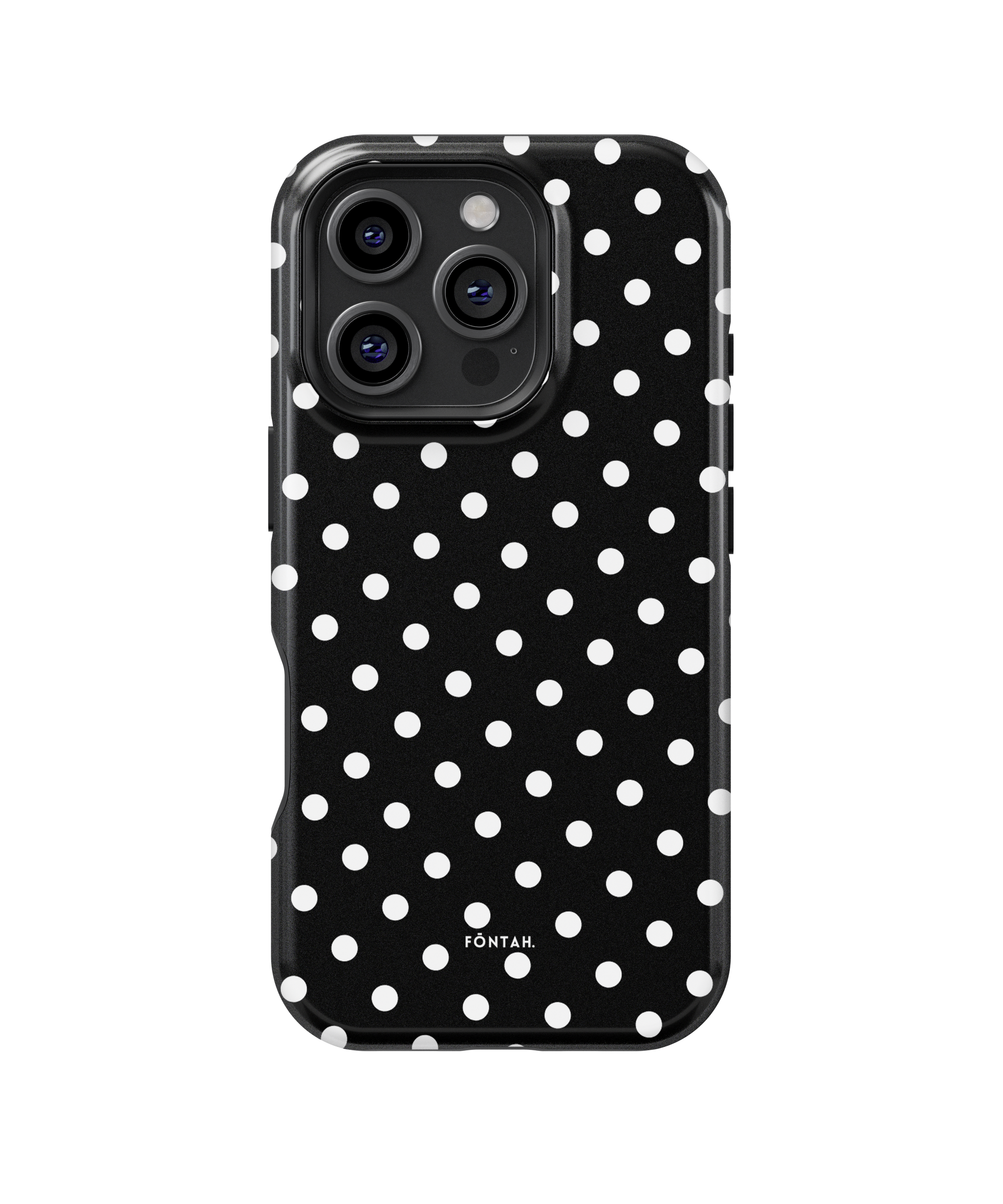 Polka dots black
