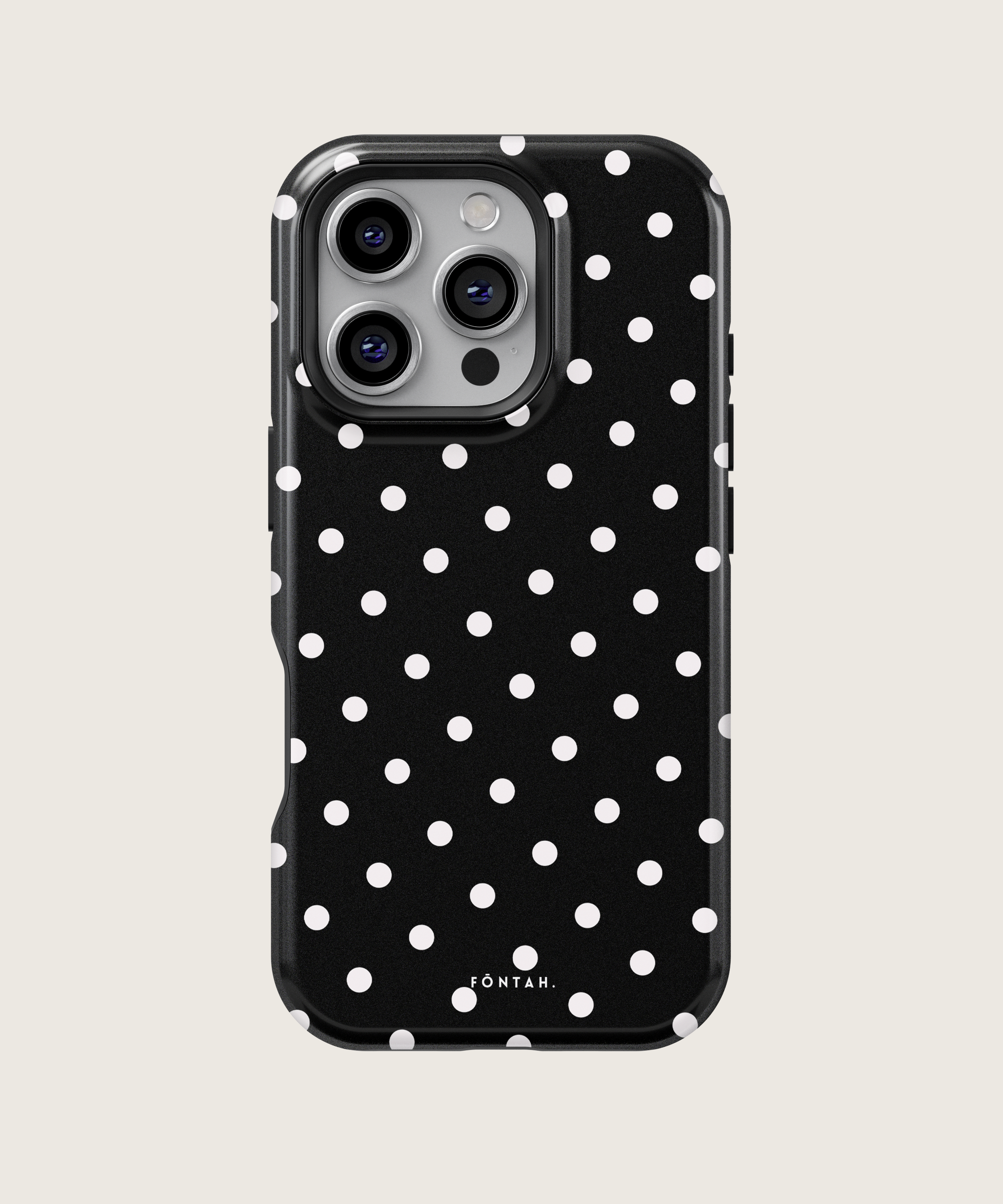 Polka dots black