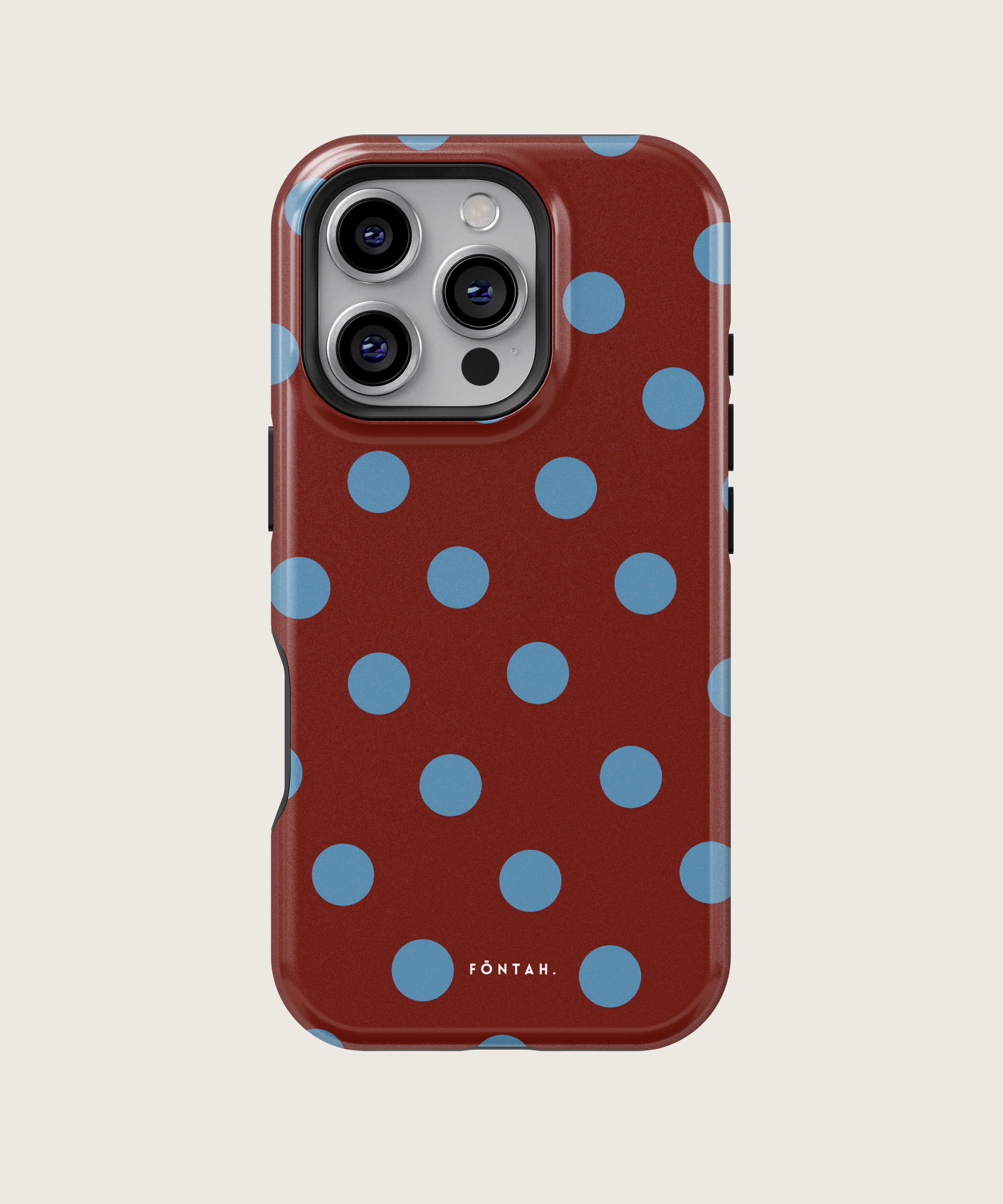 Polka dots red blue
