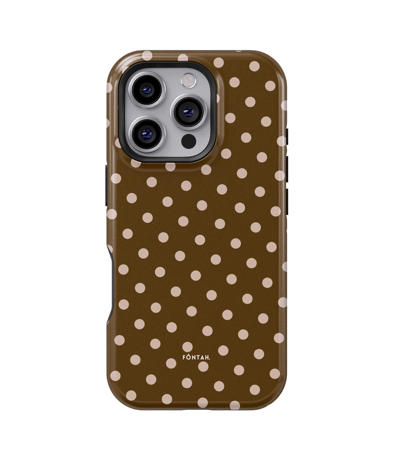 Polka dots marrón
