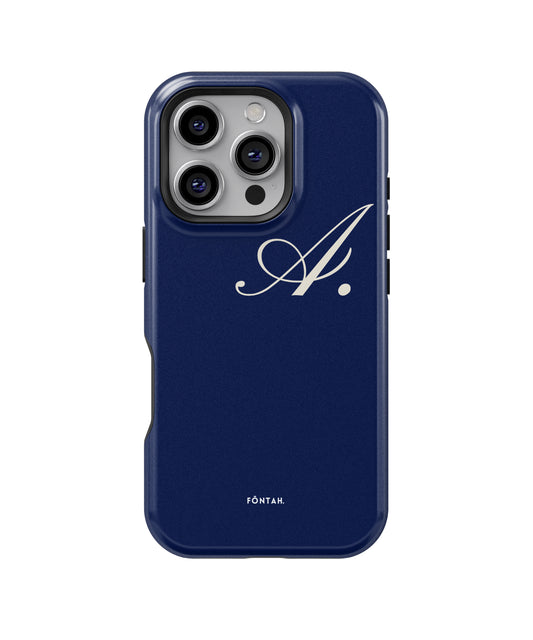 1. Iniciales azul marino