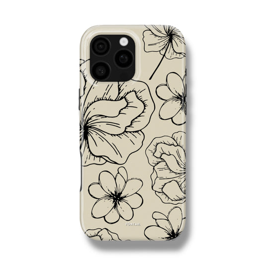 Flores beige black