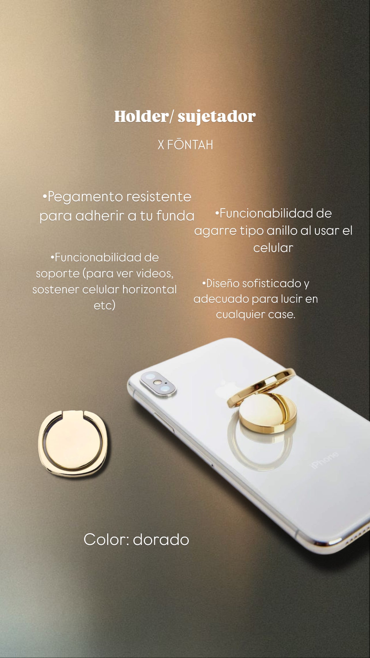 Sujetador de anillo