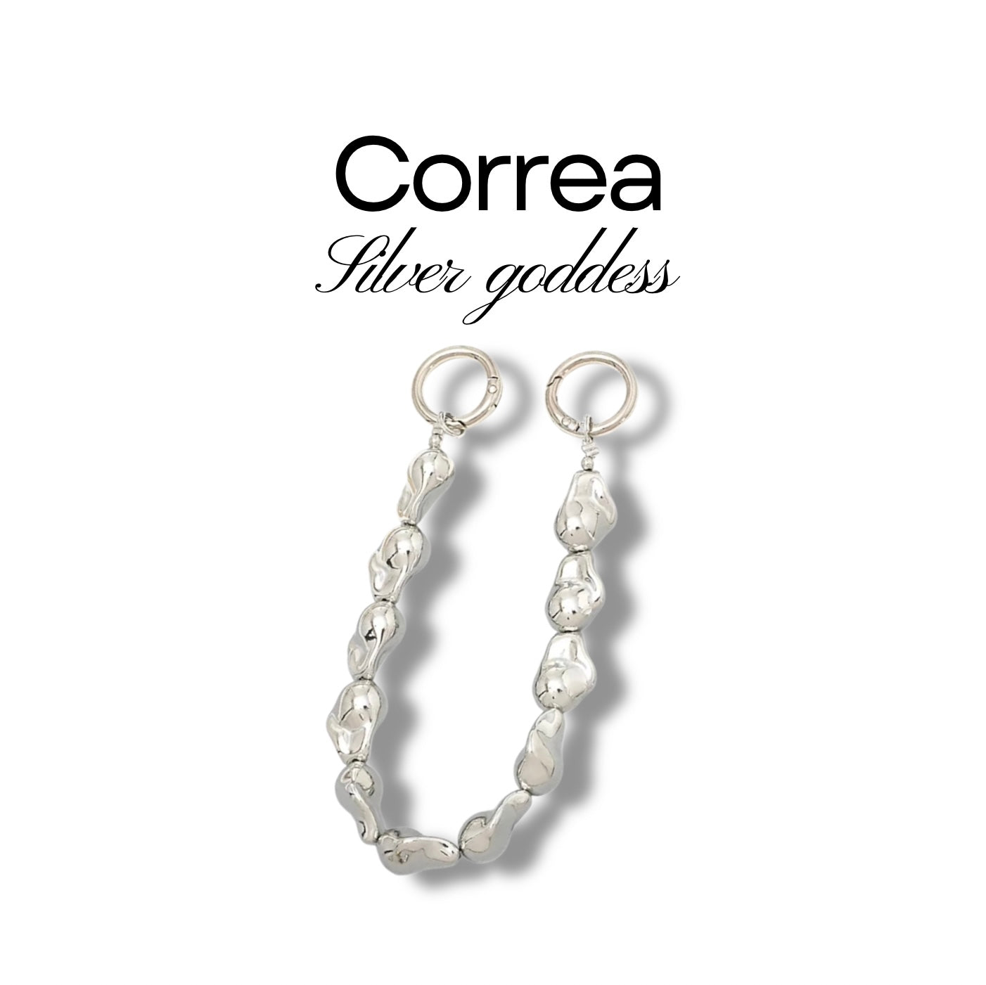 Strap silver goddess