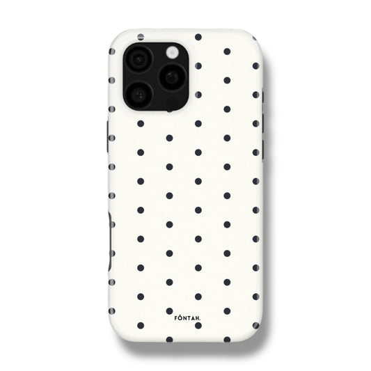 Polka dots white
