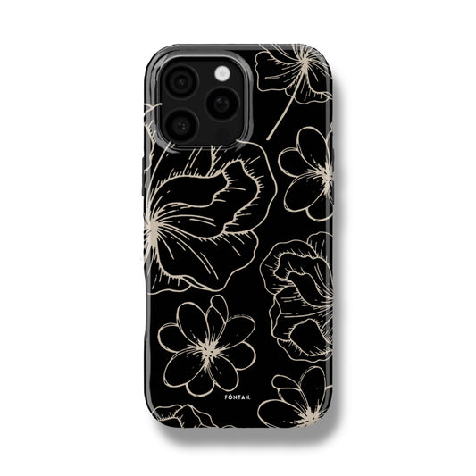 Flores black beige
