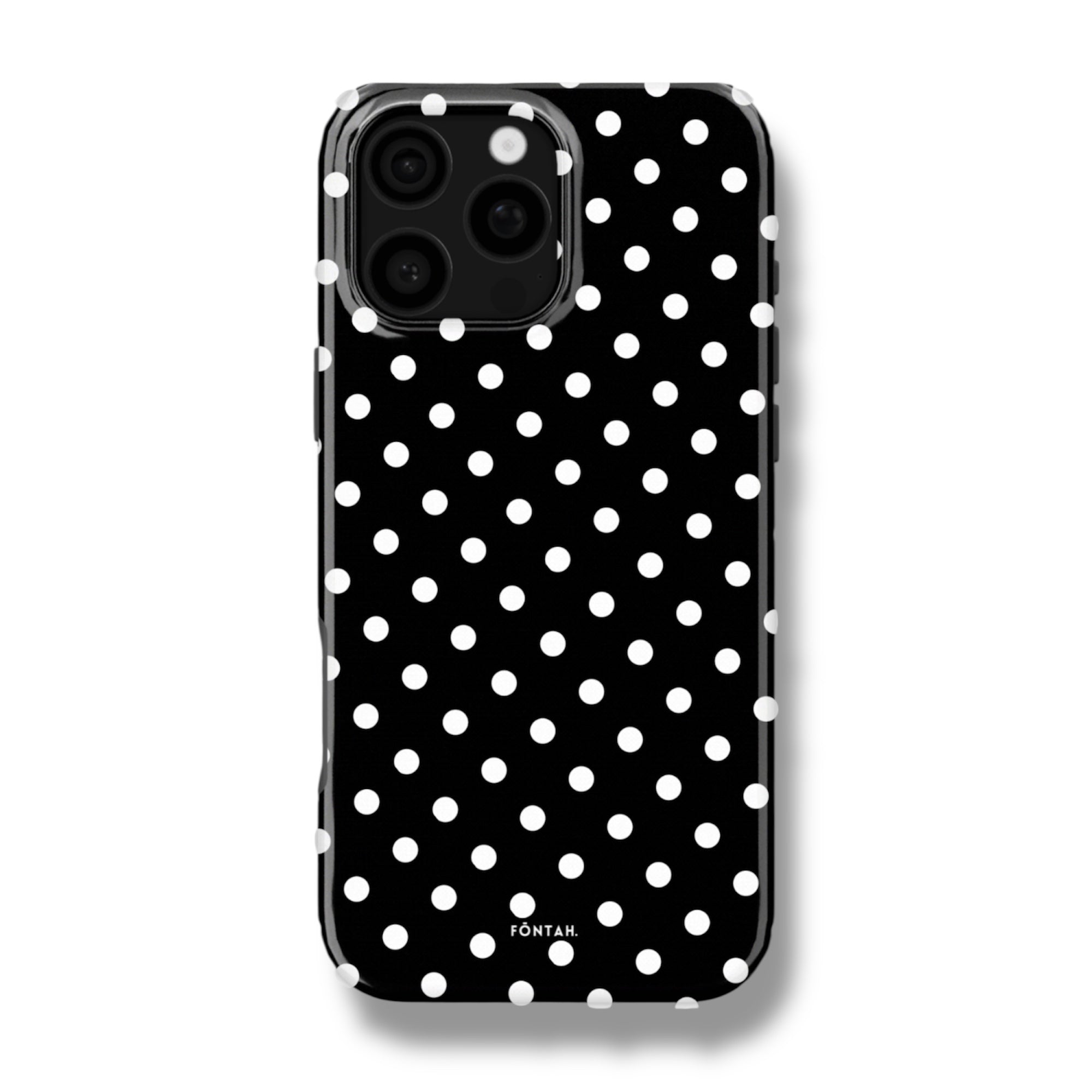 Polka dots black