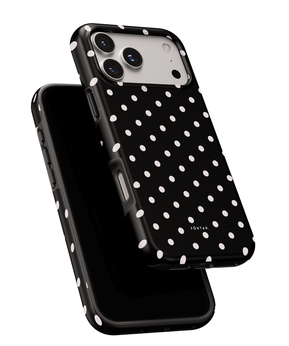 Polka dots black